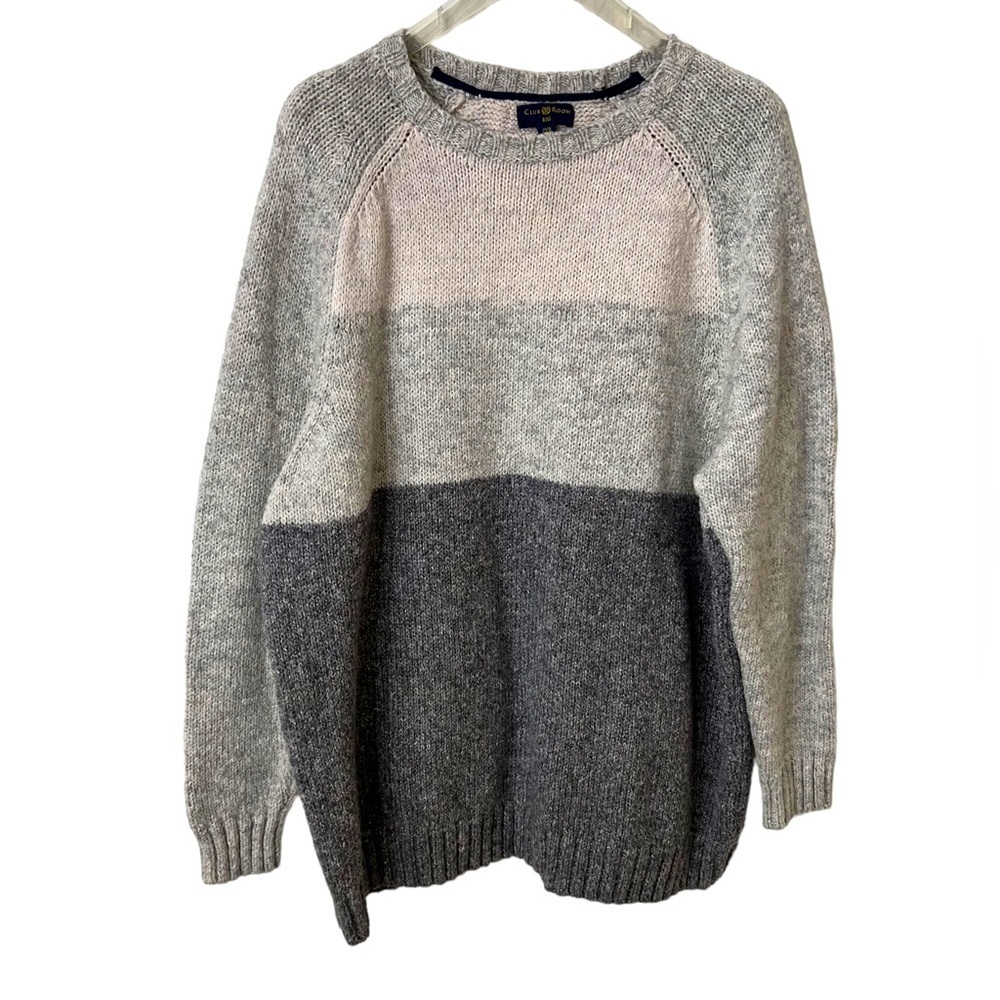 🔥🔥CLUB ROOM MENS SWEATER SIZE 2XB BIG, A BLEND OF COTTON, POLY. AND ACRYL☑️